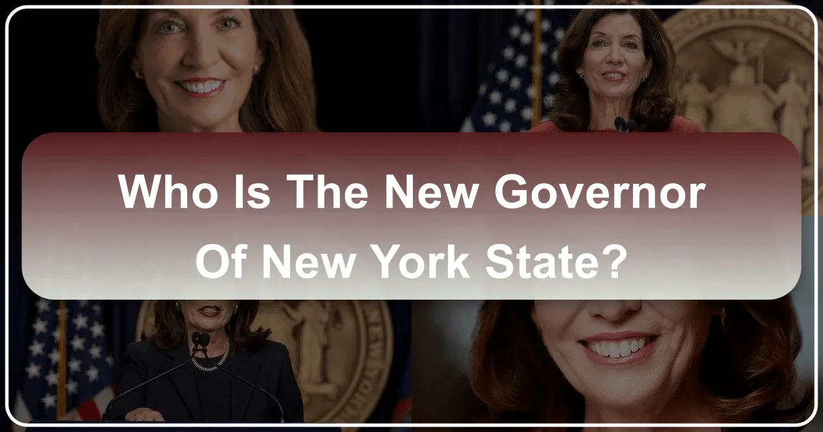 Who is the New Governor of New York State?