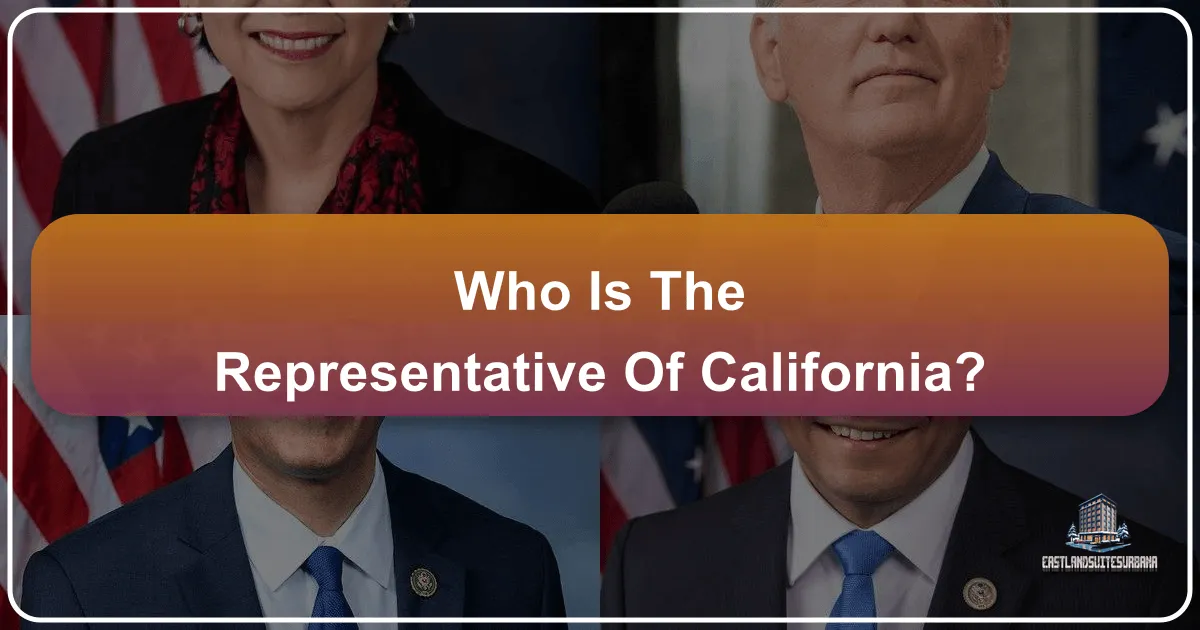 Who Is The Representative Of California?