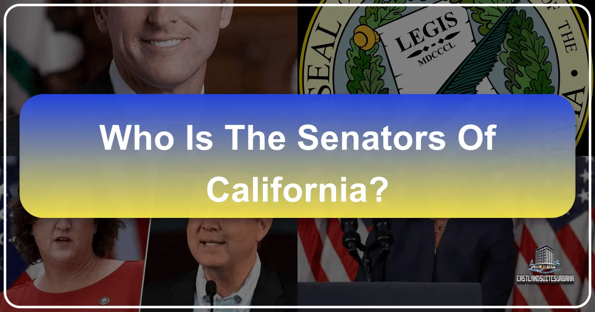 Who are the Senators of California?