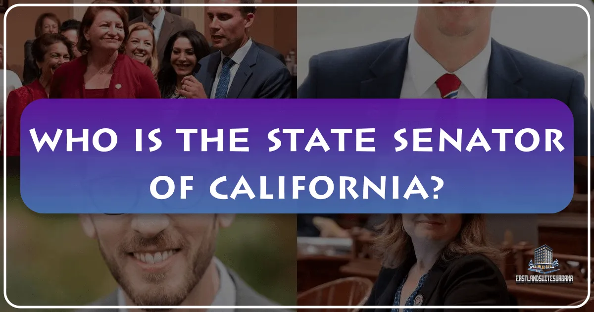 Who Is The State Senator Of California?
