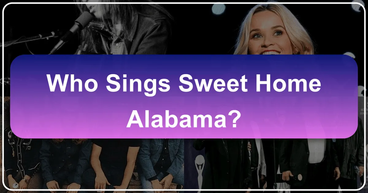 Who Sings Sweet Home Alabama