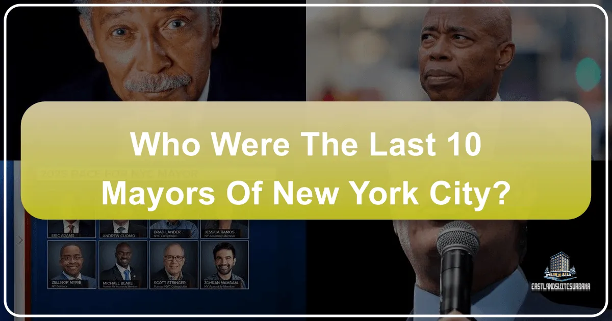 Who Were The Last 10 Mayors Of New York City?