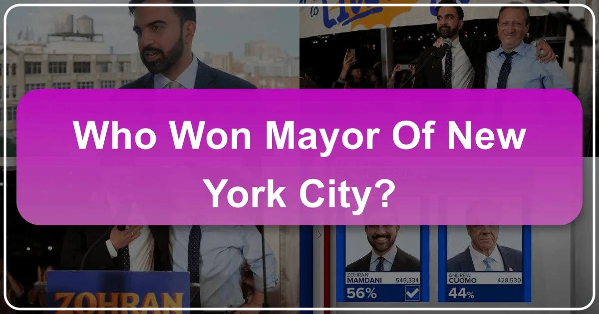 Who Won Mayor of New York City: Implications for Travel, Tourism, and Lifestyle in the Big Apple