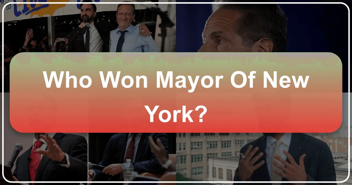 Who Won Mayor of New York