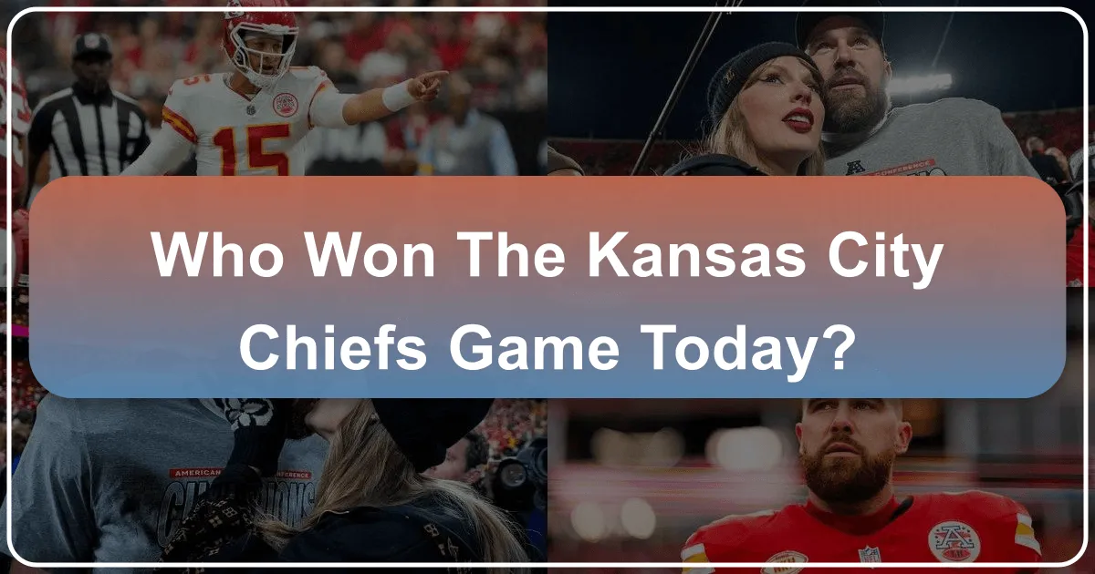 who won the kansas city chiefs game today