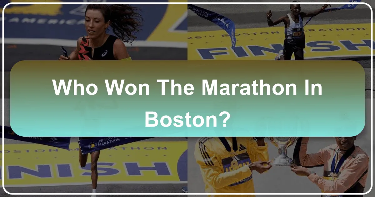 who won the marathon in boston
