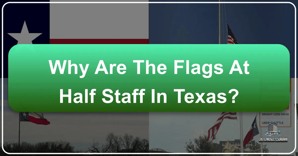 Why Are the Flags at Half Staff in Texas?