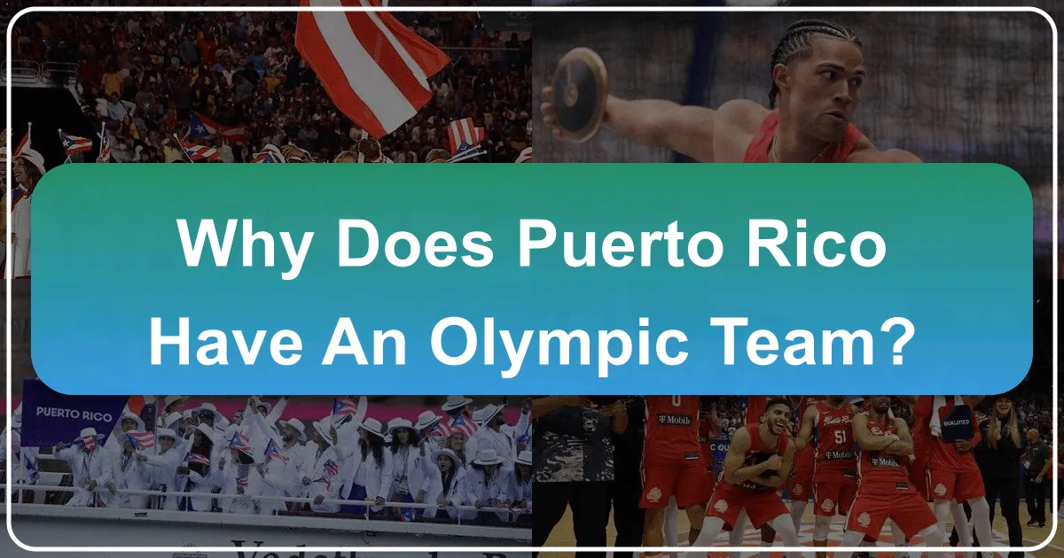 Why Does Puerto Rico Have an Olympic Team?