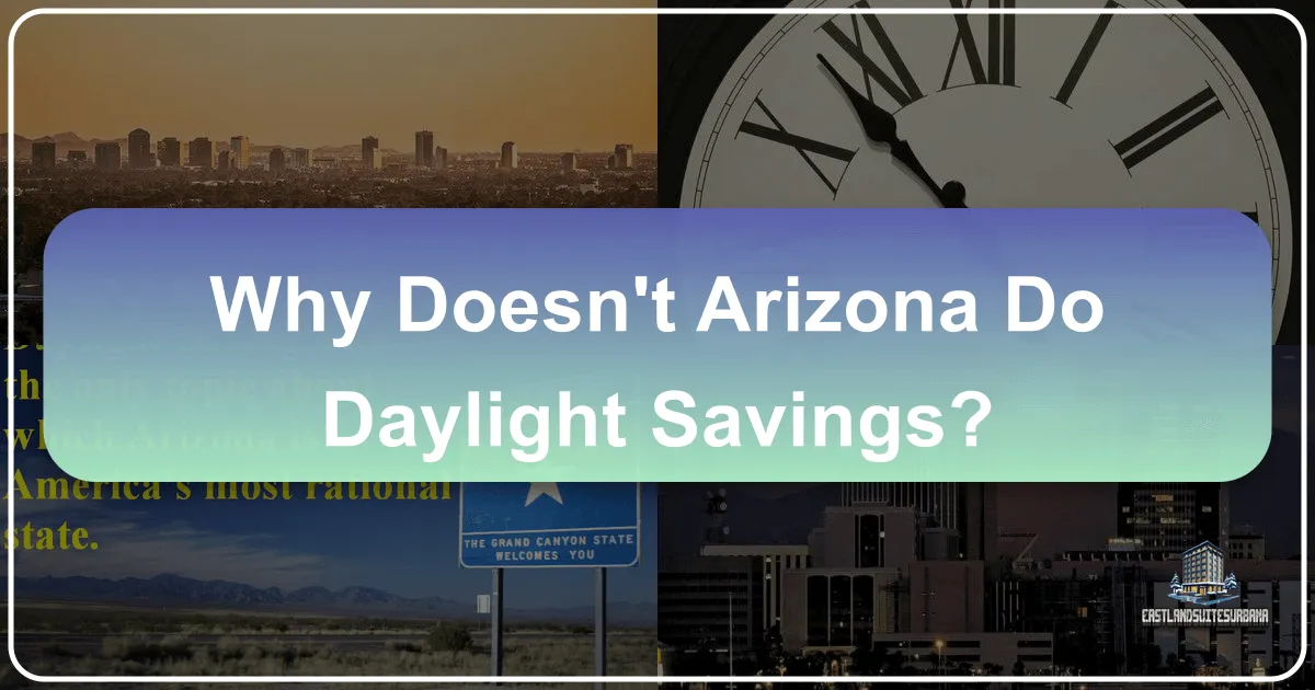 Why Doesn't Arizona Do Daylight Savings?