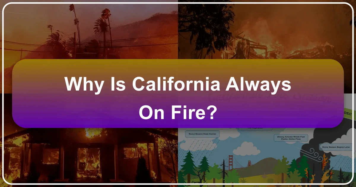 Why is California Always on Fire?