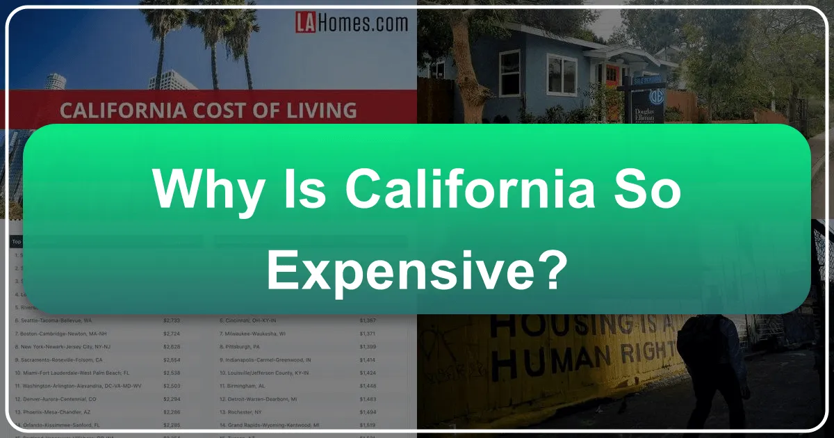 Why Is California So Expensive?
