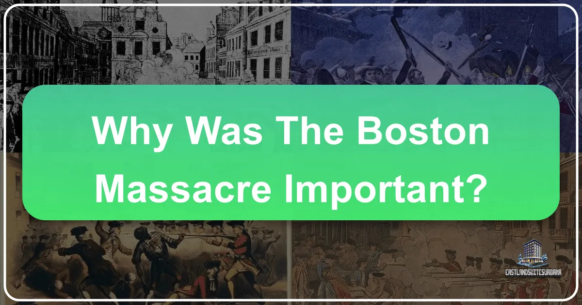 Why Was The Boston Massacre Important?