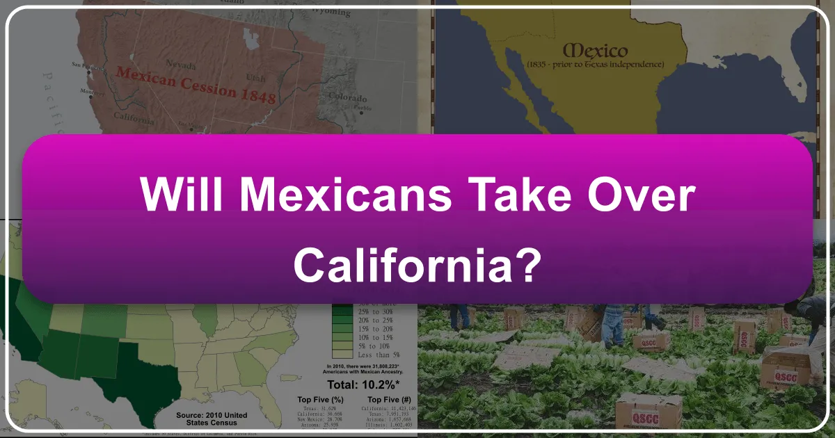 will mexicans take over california