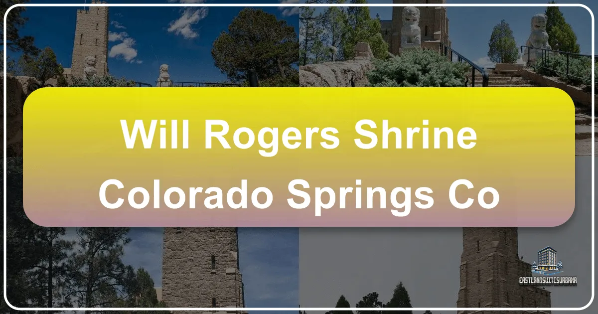The Will Rogers Shrine of the Sun: A Majestic Landmark in Colorado Springs